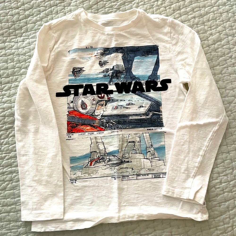 Star Wars Gap LS Shirt Lg